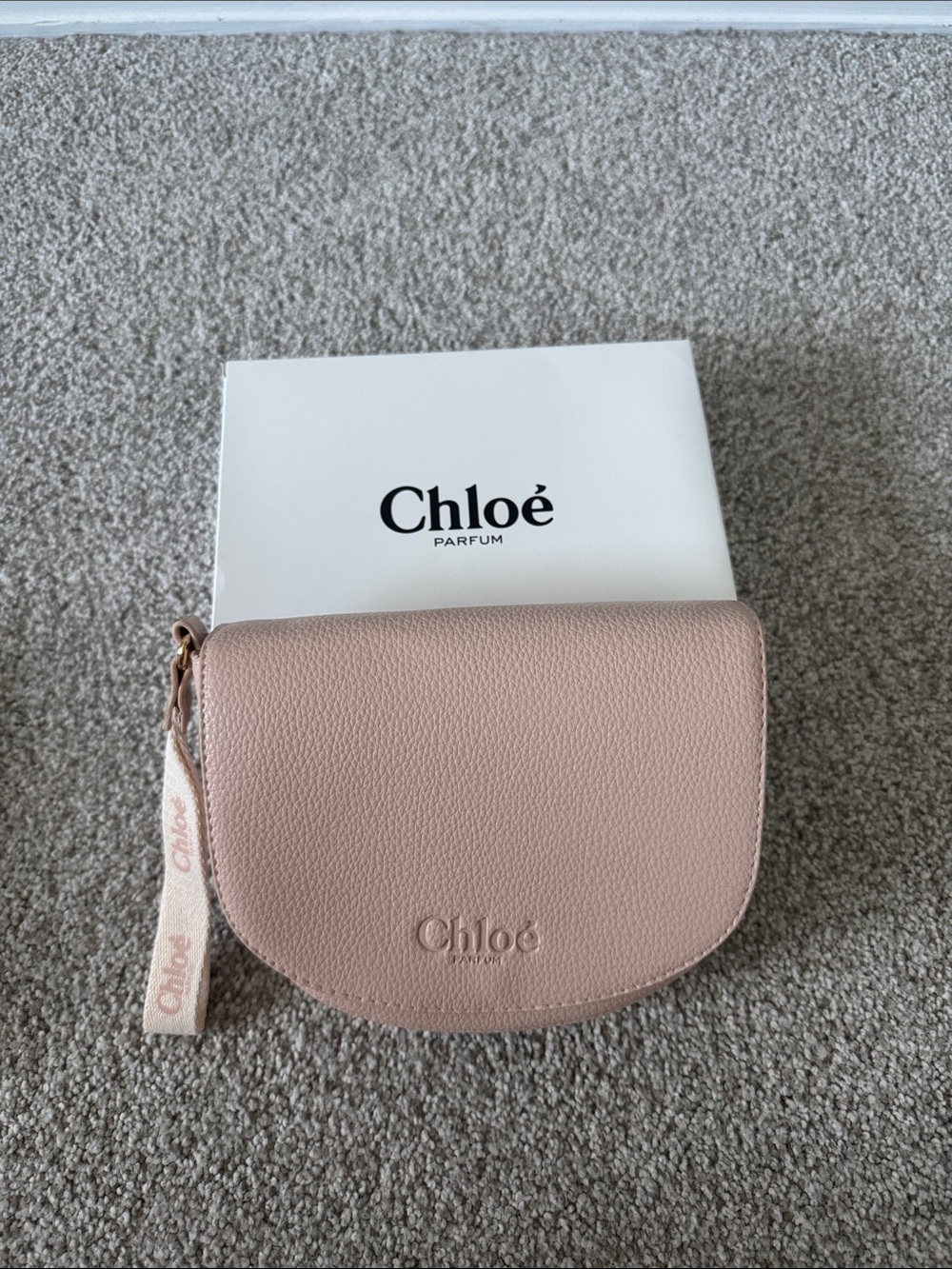 Blush Pink Leather Bag